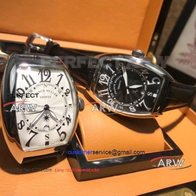 Perfect Replica Franck Muller Casablanca 8880 C DT Automatic Watches Silver Case